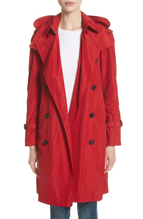 burberry amberford taffeta trench coat